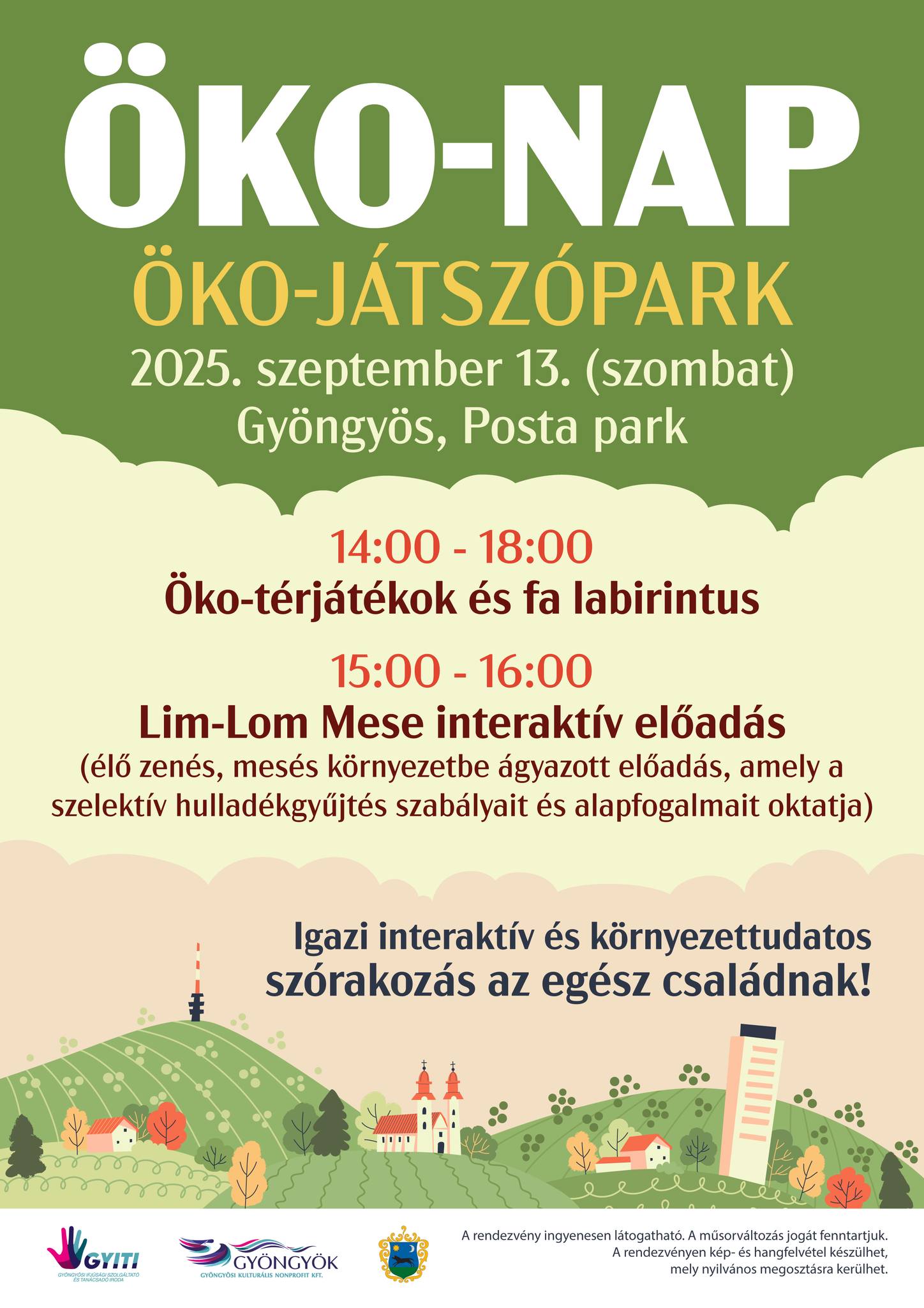 ÖKO-NAP - Gyöngyös, Posta Park 2025-09-13