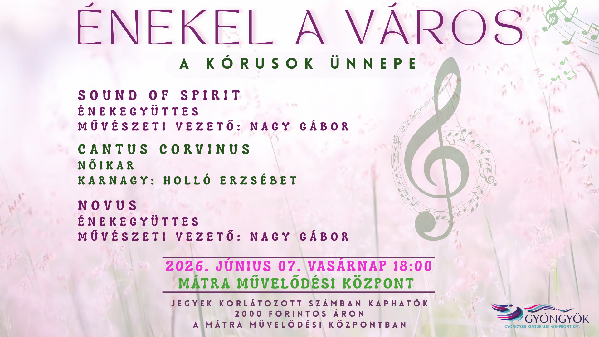 Énekel a város – a kórusok ünnepe